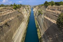 Canal de Corinto, Grecia