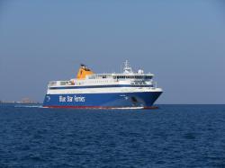 Ferry en Grecia